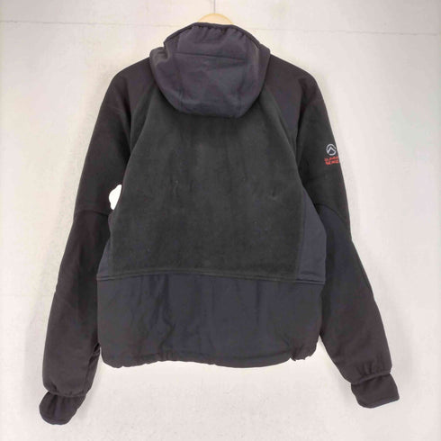 ザノースフェイス THE NORTH FACE USA製 ロゴ刺繍 フリースジャケット メンズ S