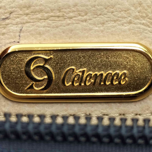 CELENCEE クロコ型押し 切替 トート バッグ レディース