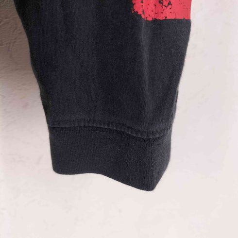 2018 クルーネック HALF プリント 長袖 Tシャツ メンズ L