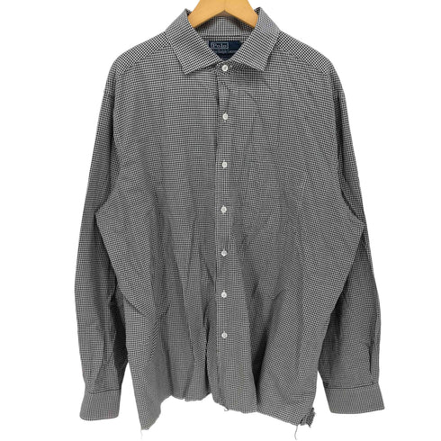 ポロバイラルフローレン Polo by RALPH LAUREN 90S MARSEILLE ポニー無し ギンガムチェック 長袖シャツ メンズ import:XL