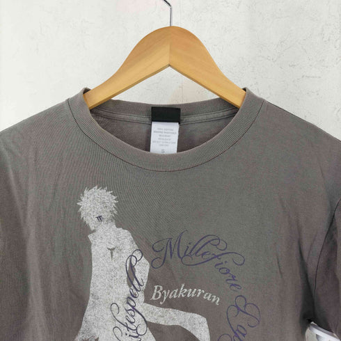 アニメプリント クルーネック 半袖 Tシャツ メンズ S