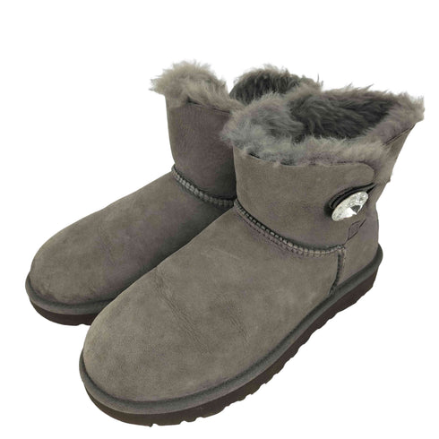 アグ UGG MINI BAILEY BUTTON BLING ミニ ベイリーボタン ブリング ムートンブーツ ラインストーン レディース JPN:24