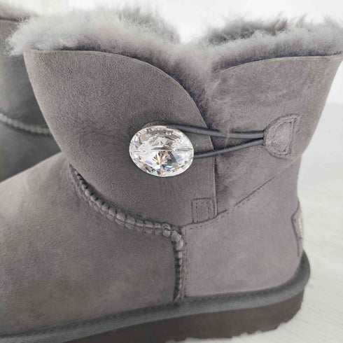 アグ UGG MINI BAILEY BUTTON BLING ミニ ベイリーボタン ブリング ムートンブーツ ラインストーン レディース JPN:24