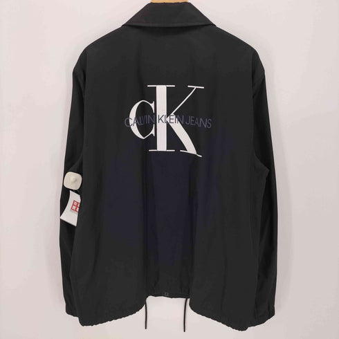 カルバンクラインジーンズ Calvin Klein Jeans バックロゴプリント ナイロン コーチジャケット メンズ import:L