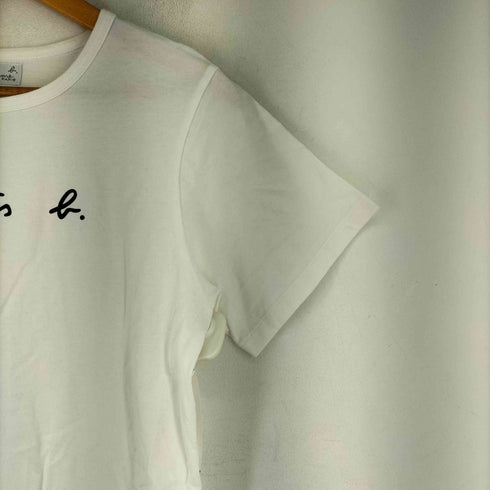 アニエスベーオム Agnes b.homme サンライズ期 白タグ クルーネック ロゴ プリント S/S Tシャツ メンズ JPN:1