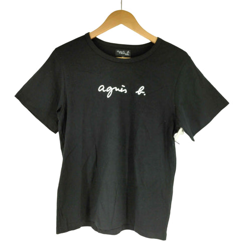 アニエスベーオム Agnes b.homme サンライズ期 クルーネック ロゴ プリント S/S Tシャツ メンズ JPN:1