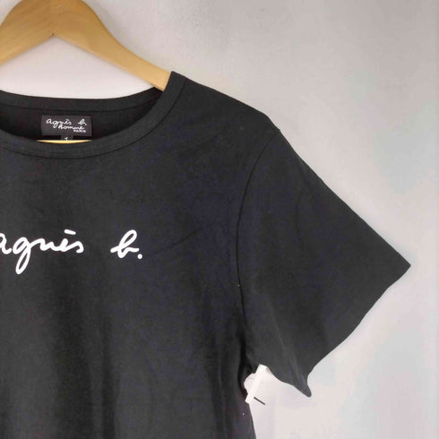 アニエスベーオム Agnes b.homme サンライズ期 クルーネック ロゴ プリント S/S Tシャツ メンズ JPN:1