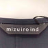 ミズイロインド mizuiro ind ウール混 クルーネック 長袖ワンピース レディース