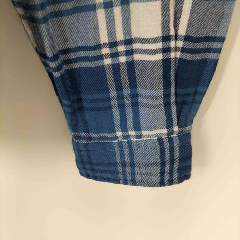 ラルフローレン RALPH LAUREN ポニー刺繍 チェック柄 ボタンダウン 長袖シャツ メンズ L