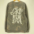 ニューエラ NEW ERA クルーネック スウェット グラフィックロゴ ウォッシュグレー メンズ import:L
