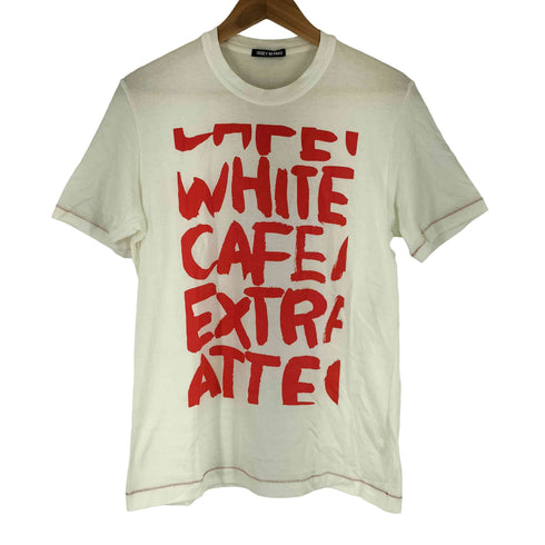 イッセイミヤケ ISSEY MIYAKE 黒タグ 10‐11 A/W CAFE プリント Tシャツ メンズ