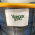 ヤンガーソング Younger Song Rhinestone check shirt zip hoodie ラインストーン チェック ジップフーディー レディース import:M