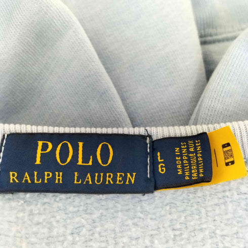 ポロラルフローレン POLO RALPH LAUREN ロゴ プリント クルーネック スウェット メンズ L