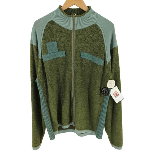 ジム gim KNIT CREATOR HOUSE SINCE 1965 パイル地 ダブルジップ ニット ジャケット メンズ M
