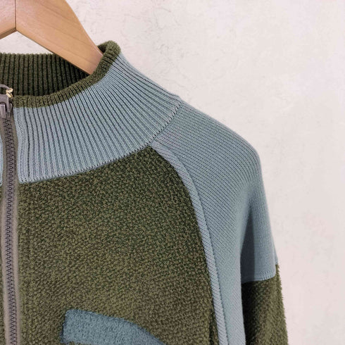 ジム gim KNIT CREATOR HOUSE SINCE 1965 パイル地 ダブルジップ ニット ジャケット メンズ M