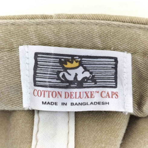 コットンデラックス COTTON DELUXE 犬 刺繍 バイカラー キャップ メンズ