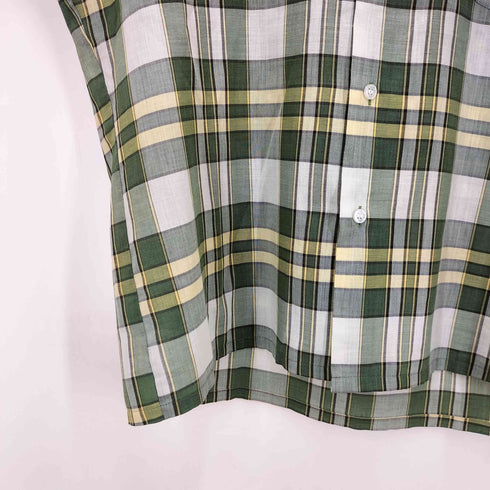 ペニーズタウンクラフト PENNEYS TOWNCRAFT 60-70S オープンカラー 両ポケット 半袖 シャツ メンズ M 15-15 1/2