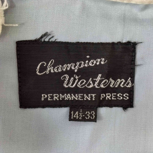 70S CHAMPION WESTERNS マルチカラー ウエスタン シャツ メンズ 14 1/2-33