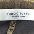 パブリックトウキョウ PUBLIC TOKYO サイドスリット ベロア カットソー レディース FREE