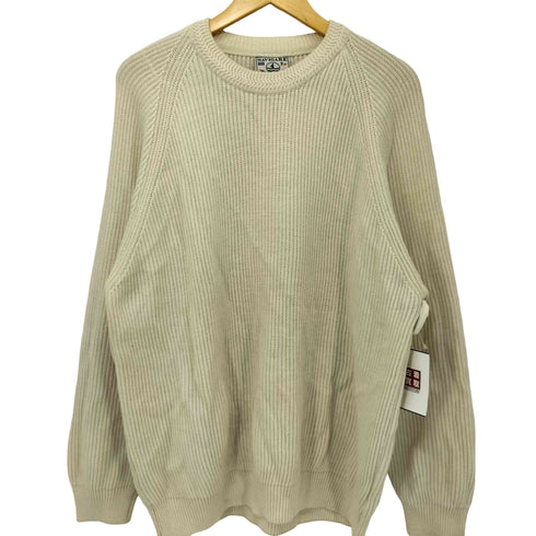 NAVIGARE 90s イタリア製 ローゲージ ラグラン クルーネック ニット メンズ import:XL