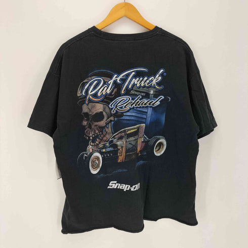エムアンドオー M&O プリントクルーネックTシャツ メンズ XL