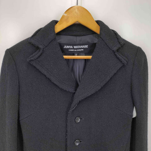 ジュンヤワタナベコムデギャルソン JUNYA WATANABE COMME des GARCONS 05AW Ribbon Detail Wool Knit Jacket リボンデザイン ウールニットジャケット AD2005 レディース JPN:S