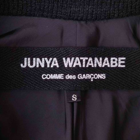 ジュンヤワタナベコムデギャルソン JUNYA WATANABE COMME des GARCONS 05AW Ribbon Detail Wool Knit Jacket リボンデザイン ウールニットジャケット AD2005 レディース JPN:S