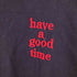 ハブアグッドタイム HAVE A GOOD TIME ロゴワンポイント刺繍 長袖Tシャツ メンズ L