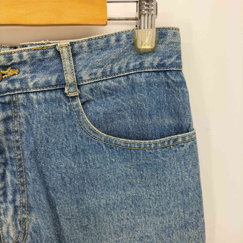 ゲス GUESS 80-90S 初期モデル 5ポケット サイドジップ テーパード デニムパンツ メンズ US:30-31