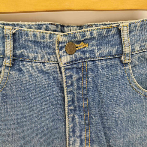 ゲス GUESS 80-90S 初期モデル 5ポケット サイドジップ テーパード デニムパンツ メンズ US:30-31