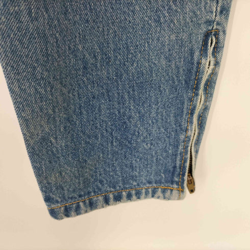 ゲス GUESS 80-90S 初期モデル 5ポケット サイドジップ テーパード デニムパンツ メンズ US:30-31