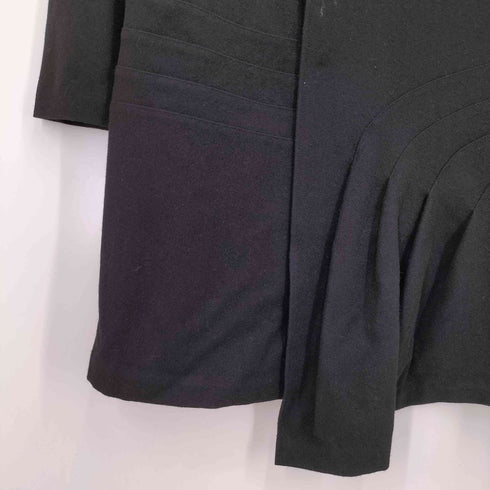 ヨウジヤマモトプリュスノアール YOHJI YAMAMOTO+NOIR 裾変形 ウールコート レディース JPN:3
