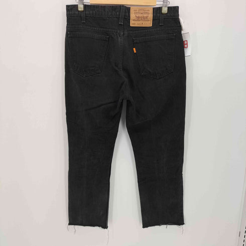 リーバイス Levis 95年製 ボタン裏530 先染め ロゴ無し オレンジタブ カットオフ デニムパンツ メンズ W33/L30