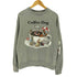 gray lifeshop cofee dog プリントスウェット メンズ M