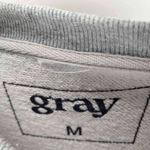 gray lifeshop cofee dog プリントスウェット メンズ M