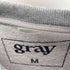 gray lifeshop cofee dog プリントスウェット メンズ M