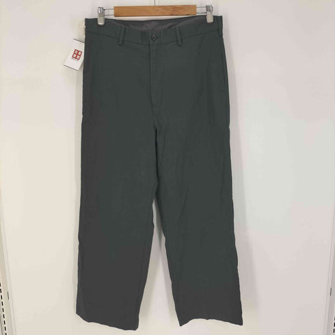 グリーンレーベルリラクシング GREEN LABEL RELAXING コットンツイル ワイドストレート パンツ メンズ JPN:L