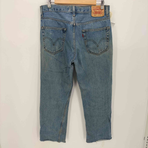 リーバイス Levis 2008年製 550 RELAXED FIT カットオフ テーパードシルエット デニムパンツ メンズ W33 L30