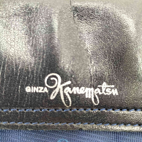 ギンザカネマツ 銀座かねまつ GINZA kanematsu レザー 編み ショルダーバッグ レディース