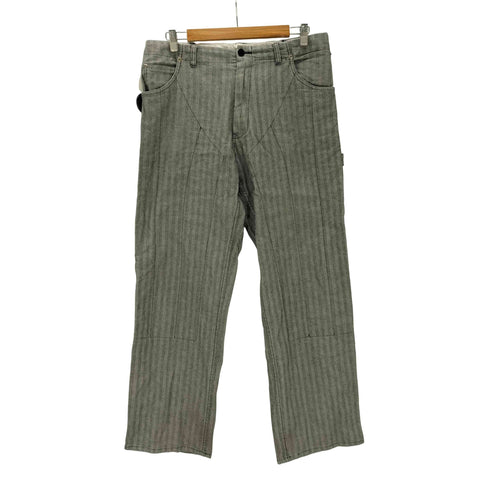 エンジニアードガーメンツ Engineered Garments MADE IN USA 立体 ステッチ ヘリンボーン ワイド レッグ ペインター ワーク パンツ メンズ 34