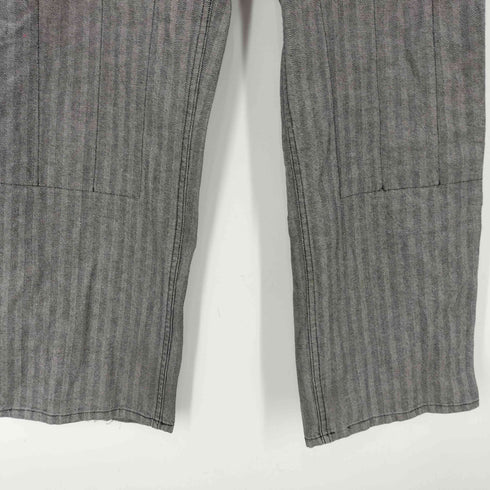 エンジニアードガーメンツ Engineered Garments MADE IN USA 立体 ステッチ ヘリンボーン ワイド レッグ ペインター ワーク パンツ メンズ 34