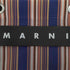 マルニ MARNI MARKET ストライプ ストロー バッグ レディース