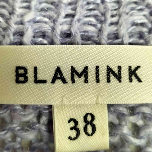 ブラミンク BLAMINK リネン シルク SUMMER 3G クルーネック カーディガン レディース JPN:38