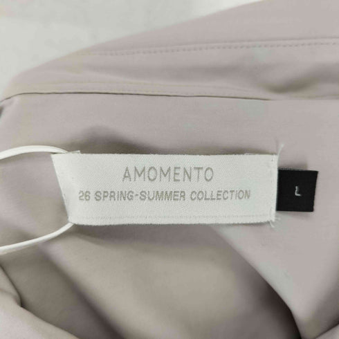 アモーメント amomento 26SS SQUARE POCKET OVERSIZED SHIRT スクエアポケットオーバーサイズシャツ メンズ L