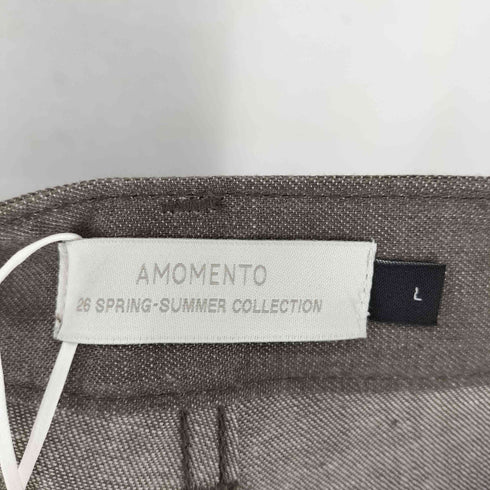 アモーメント amomento 26SS スナップボタン ストレート デニム パンツ メンズ L
