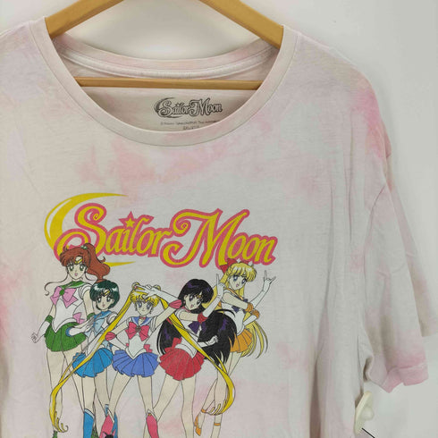 アニメキャラクタープリント タイダイ 半袖Tシャツ メンズ 2XL