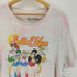 アニメキャラクタープリント タイダイ 半袖Tシャツ メンズ 2XL