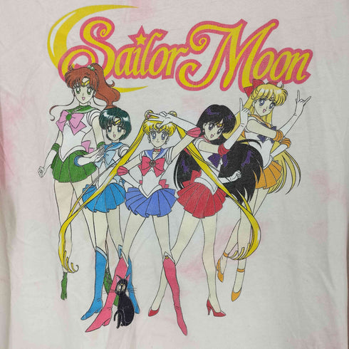 アニメキャラクタープリント タイダイ 半袖Tシャツ メンズ 2XL