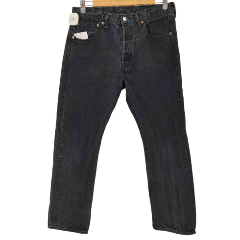 リーバイス Levis 501 ボタンフライ ブラックデニムパンツ メンズ 33