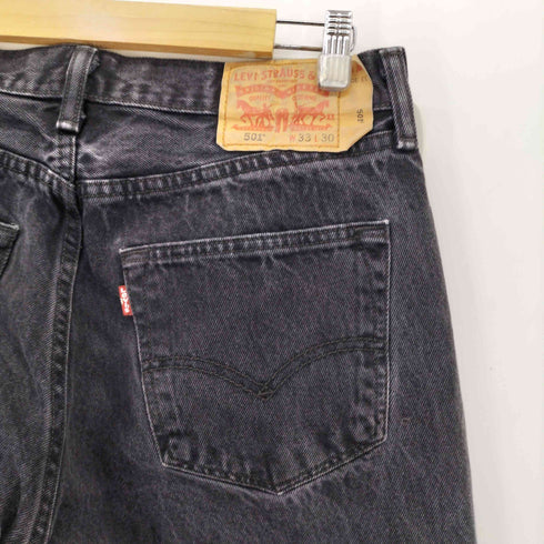 リーバイス Levis 501 ボタンフライ ブラックデニムパンツ メンズ 33